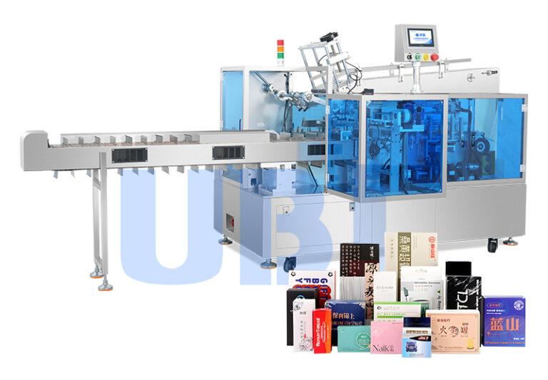 Fully Automatic Box Bottom Folding Machine Located in the Factory Workshop