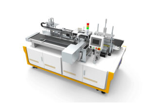 Bagging machine with clear structural display
