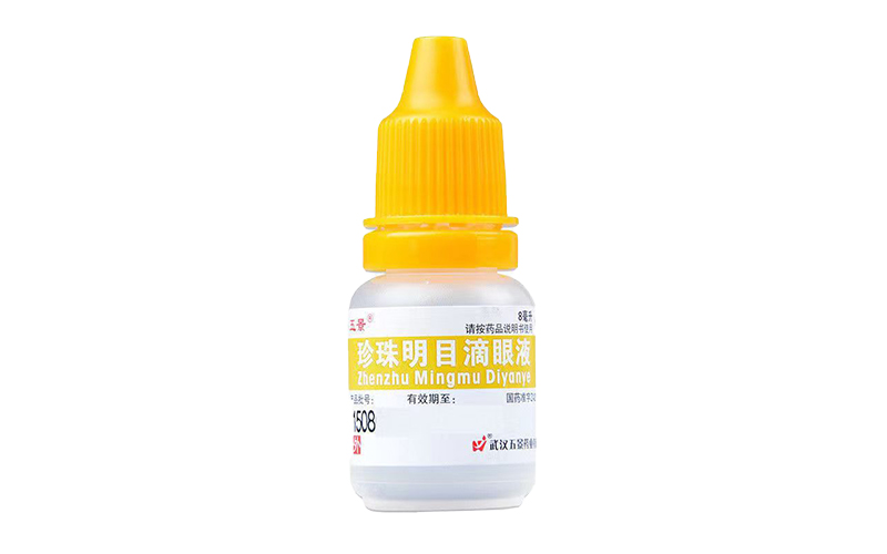 Labeling effect display of Zhenshiming eye drop bottle - Automatic labeling application for small-sized bottles in the pharmaceutical industry