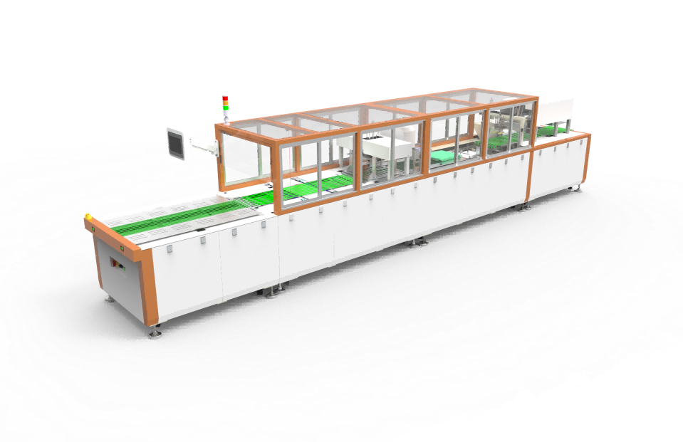 "UBL-252T automatic garment folding and packaging machine efficiently folding shirts and apparel with smooth, consistent results, enhancing sorting and packaging productivity for laundry facilities and garment factories."