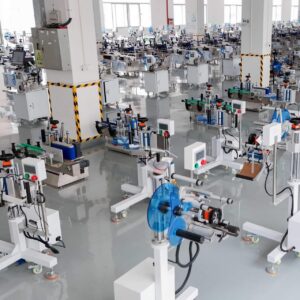 Top View of In-Stock Labeling Machine on the Second Floor