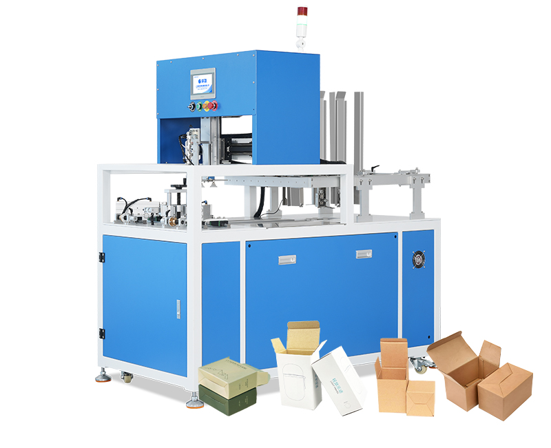 Snap-lock bottom carton folding machine reducing total cost of ownership with energy-efficient servo drives, low consumable usage, and high uptime design
