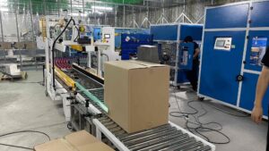 Automatic carton sealing equipment in a packaging production line, a core device of modern B2B Packaging Automation solutions