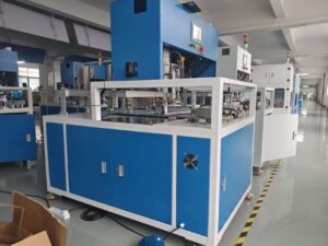UBL industrial carton folding machine – full equipment view highlighting its compact, heavy-duty design for packaging production lines
