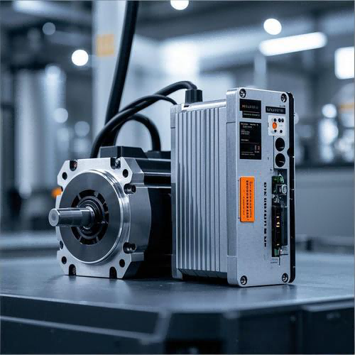 Servo motor and driver unit - industrial automation component for precision motion control in packaging machinery