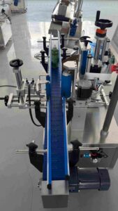 Adjustable automatic labeling machine_aerosol can labeling equipment_industrial-grade smart positioning labeler