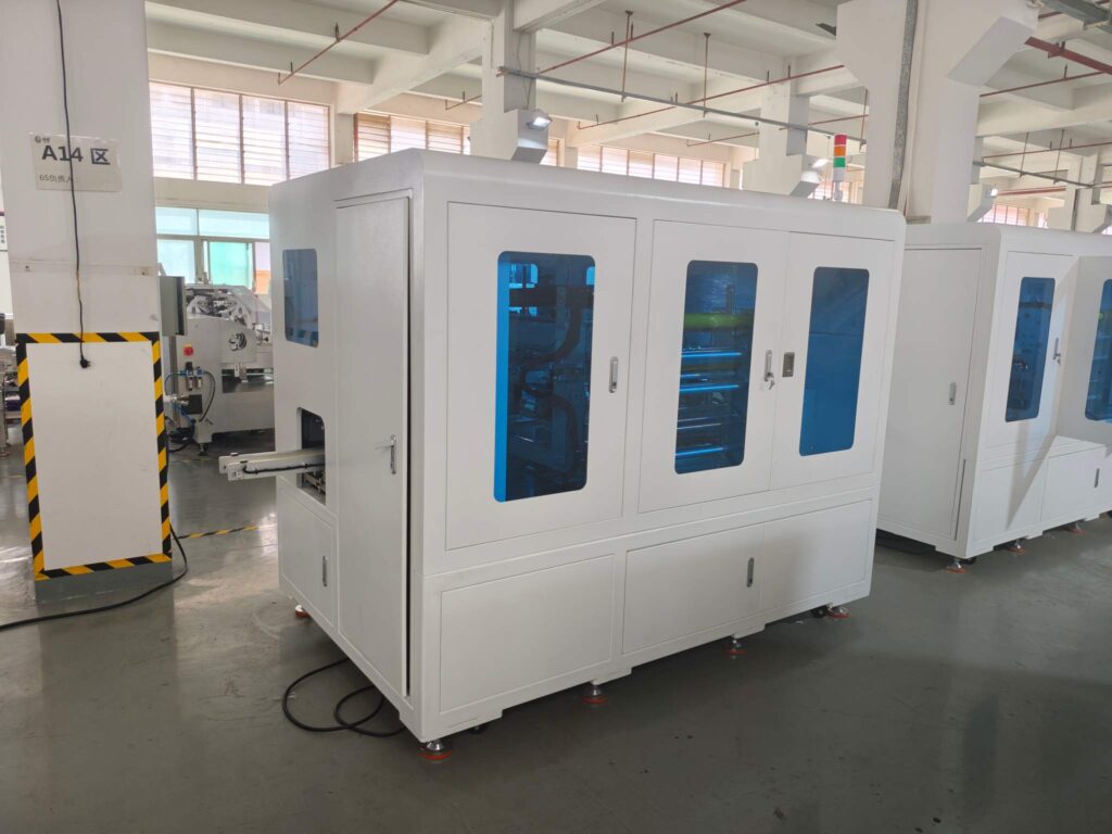 Automatic Bagging Machine in Factory Workshop - Industrial Packaging Equipment for Efficient Production