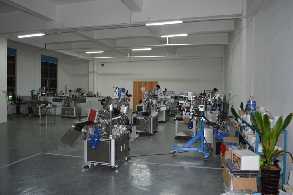 Early workshop of UBL in 2013 - The humble beginning of labeling machine manufacturing