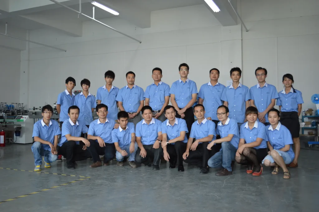 The founding team of UBL (Huanlian) in 2013 - A shared dream of intelligent packaging excellence