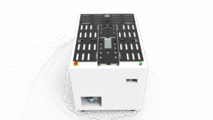 UBL SA-51A Single Station Clothes Folding Machine, compact semi-automatic garment folding equipment for apparel automation, designed to reduce labor cost and improve ROI for small businesses in the clothing industry