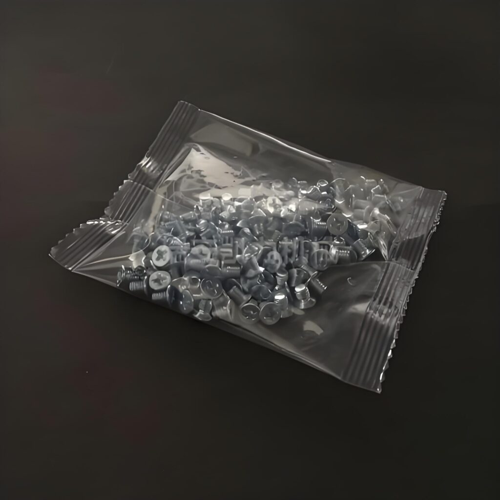 Cartoning machine for bolts packaging various hardware parts