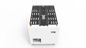 UBL SA-51A Single Station Clothes Folding Machine, compact semi-automatic garment folding equipment for apparel automation, designed to reduce labor cost and improve ROI for small businesses in the clothing industry