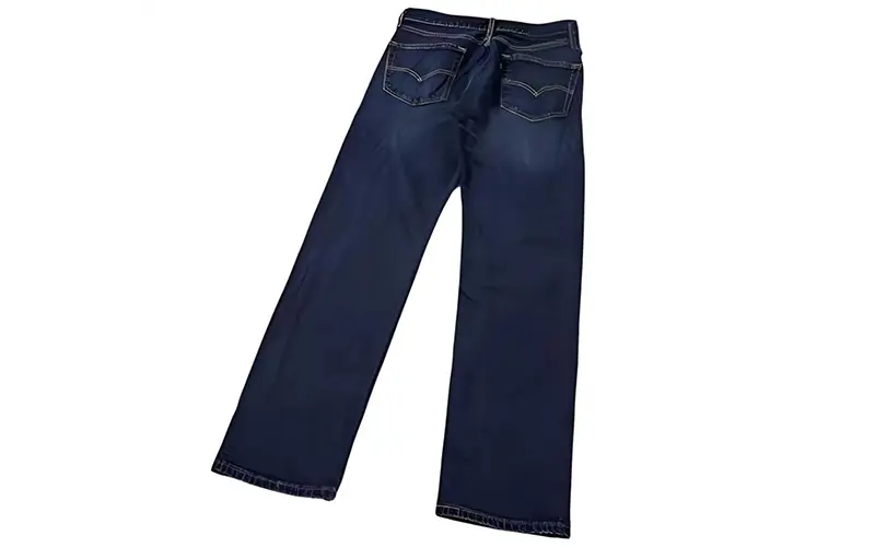 UBL automatic folding machine for jeans and trousers, multi-fold options for denim pants