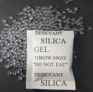 Transparent spherical silica gel beads with packaged silica gel desiccant sachet for 3D printing filament moisture absorption, Silica Gel desiccant